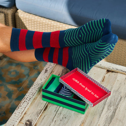 Annabel Trends Funky Feet Socks - Mr Snazzy 3 Pack