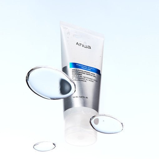 Anua 8 Hyaluronic Acid Hydrating Gentle Foaming Cleanser 150ml. Anua 8 حمض الهيالورونيك منظف رغوي مرطب لطيف - Princess Cosmetics Qatar