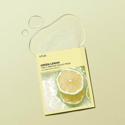 Anua Green Lemon Vita C Blemish Serum Mask