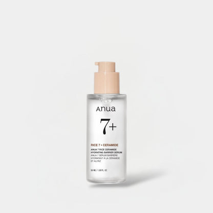 Anua Rice 7 Ceramide Hydrating Barrier Serum 50ml أنوا رايس 7 سيروم حاجز ترطيب السيراميد - Princess Cosmetics Qatar