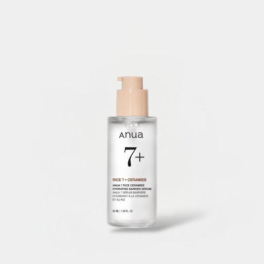 Anua Rice 7 Ceramide Hydrating Barrier Serum 50ml أنوا رايس 7 سيروم حاجز ترطيب السيراميد - Princess Cosmetics Qatar