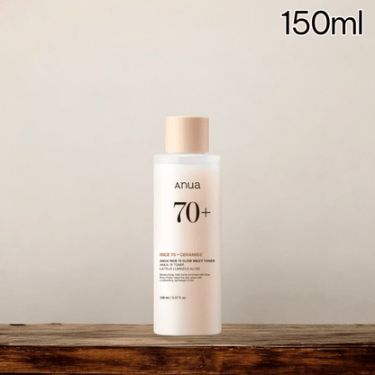 Anua Rice 70 Glowy Milky Toner أرز أنوا 70 تونر حليبي لامع - Princess Cosmetics Qatar