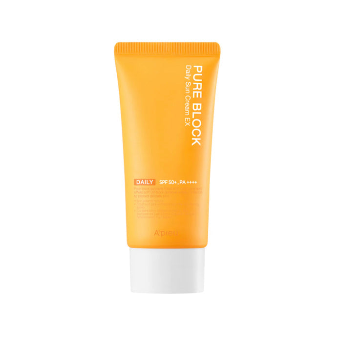 A'PIEU Pure Block Daily Sun Cream EX SPF50/PA+++ واقي شمس من ايبيو