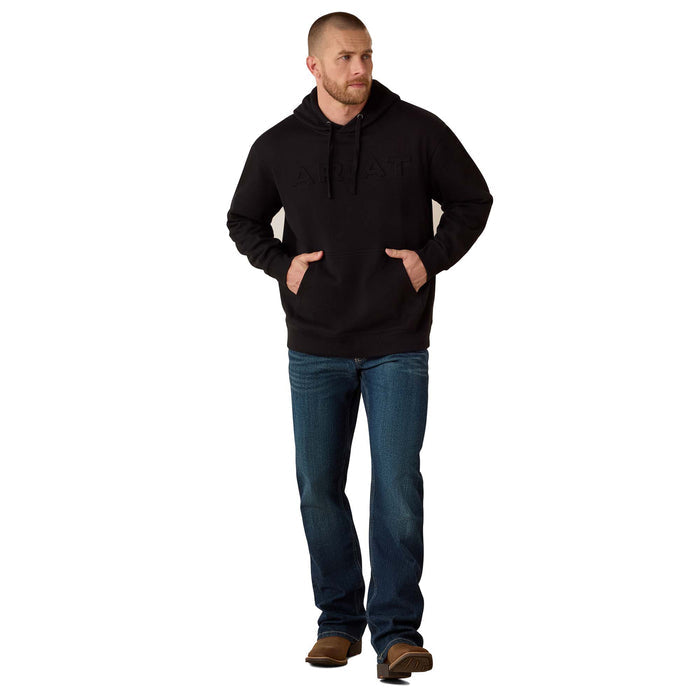 Ariat Men's Embossed Logo Hoodie Sweatshirts & Hoodies Ariat