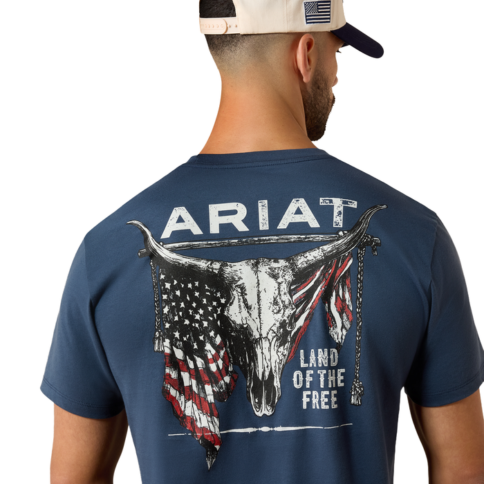 Ariat Men's Longhorn Patriot Bravery T-Shirt T-Shirts Ariat