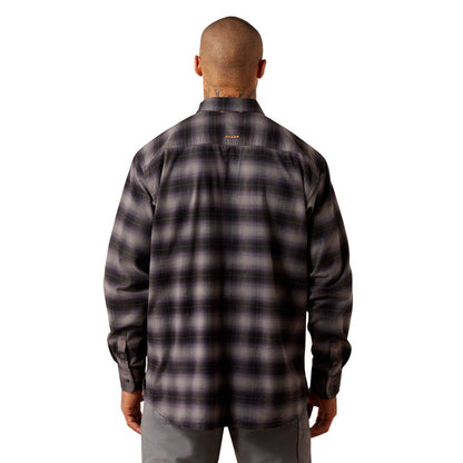Ariat Men's Rebar Flannel Durastretch Long Sleeve Work Shirt Work Shirts Ariat
