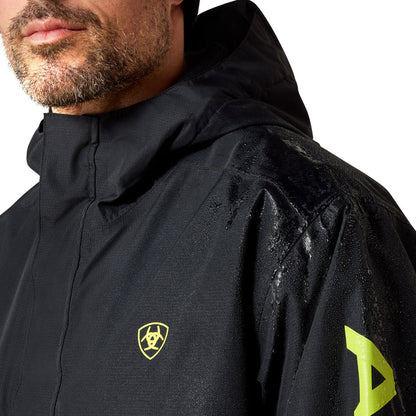 Ariat Men's Rebar Stormshell Logo Waterproof Jacket Jackets & Coats Ariat