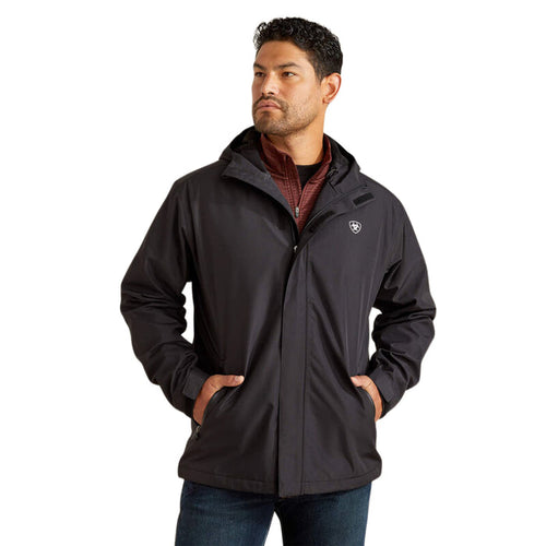Ariat Men's Rebar Stormshell Waterproof Jacket Jackets & Coats Ariat Black 2XL Reg
