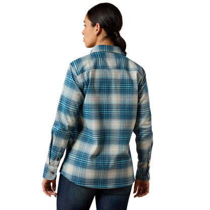 Ariat Women's Flannel Durastretch Long Sleeve Work Shirt Work Shirts Ariat
