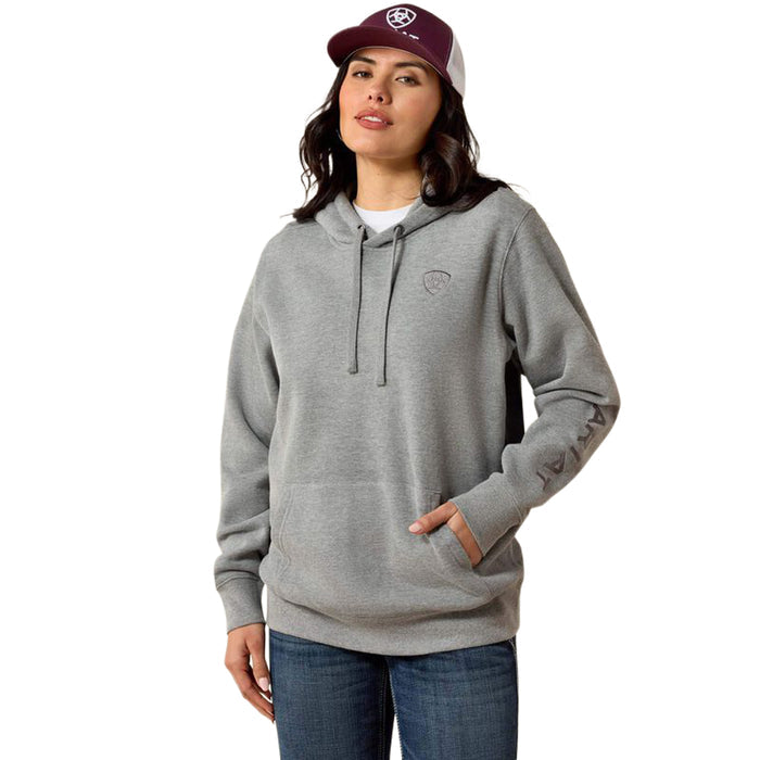 Ariat Women's Logo 2.0 Hoodie Sweatshirts & Hoodies Ariat Heather Grey 2XL Reg