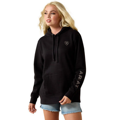 Ariat Women's Logo 2.0 Hoodie Sweatshirts & Hoodies Ariat Black 1XL Plus