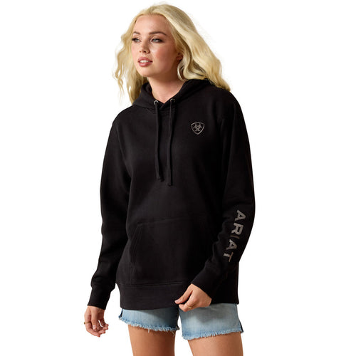Ariat Women's Logo 2.0 Hoodie Sweatshirts & Hoodies Ariat Black 1XL Plus