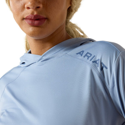 Ariat Women's Rebar Sunblocker Hooded Long Sleeve T-Shirt Sweatshirts & Hoodies Ariat