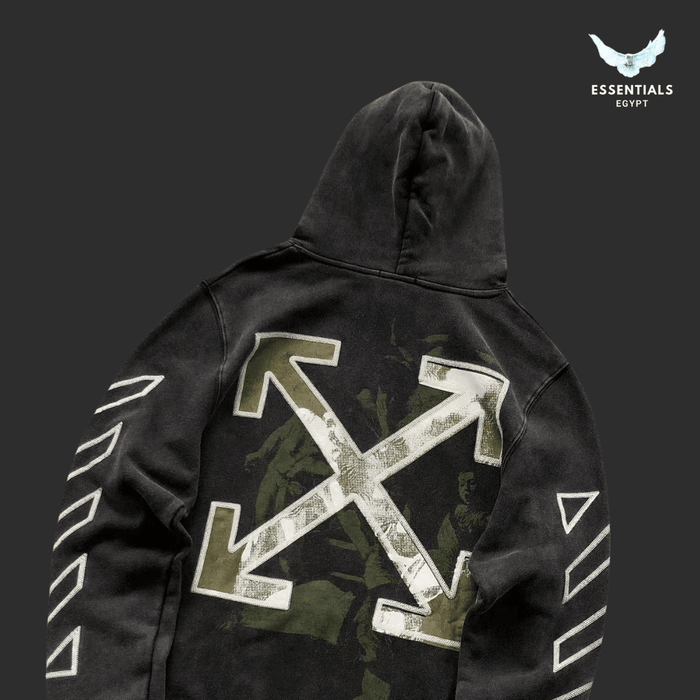 Off - White Arrow Hoodie – Black - ESSENTIALS EGYPT