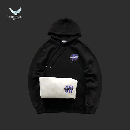 Off - White Hoodie Purple - Arrows - ESSENTIALS EGYPT