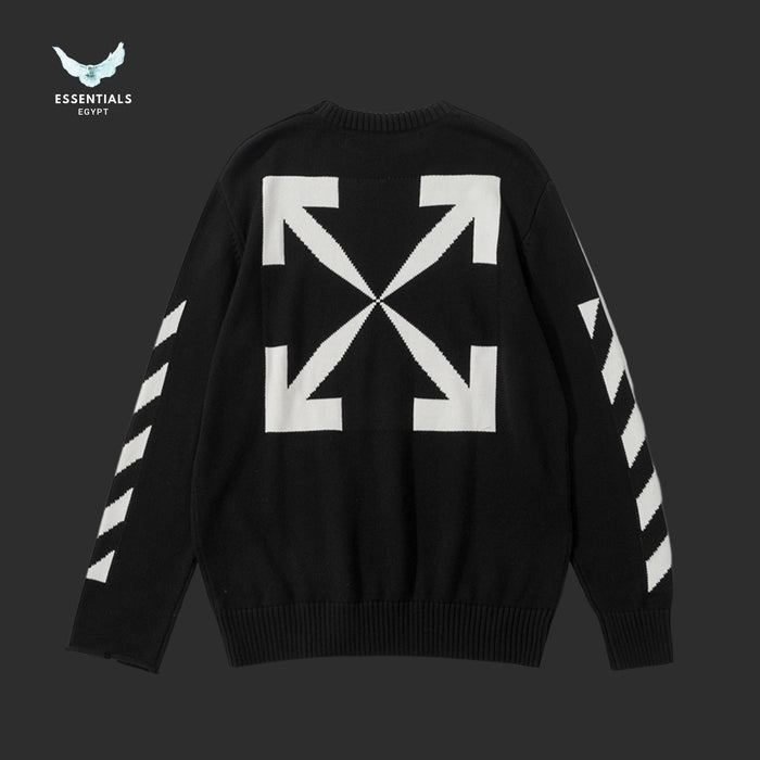 Off - White Arrows Knit Sweater - ESSENTIALS EGYPT