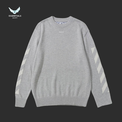 Off - White Arrows Knit Sweater - ESSENTIALS EGYPT