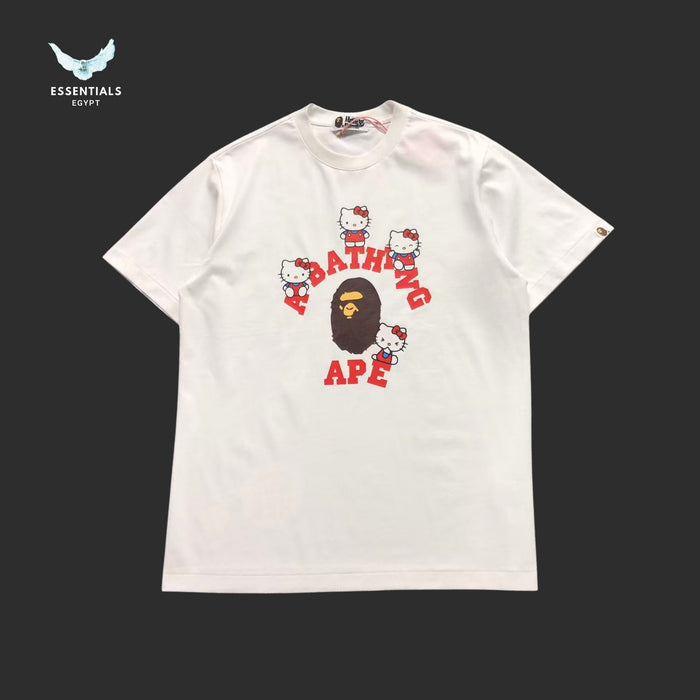 BAPE Ape x Hello Kitty College Tee
