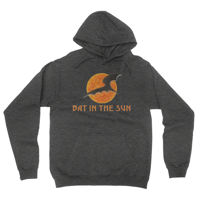 Bat In The Sun Logo - Unisex Pullover Hoodie Dark Heather