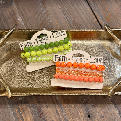Beaded Bracelet Trio