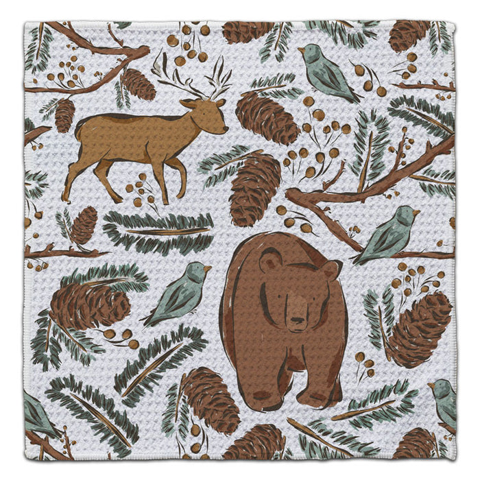 Bear, Deer & Bird Eco-Friendly Washcloth - CJ Bella Co.
