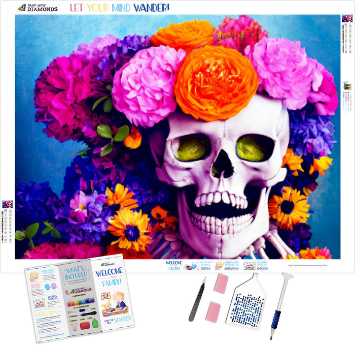 Beautiful Floral Skull