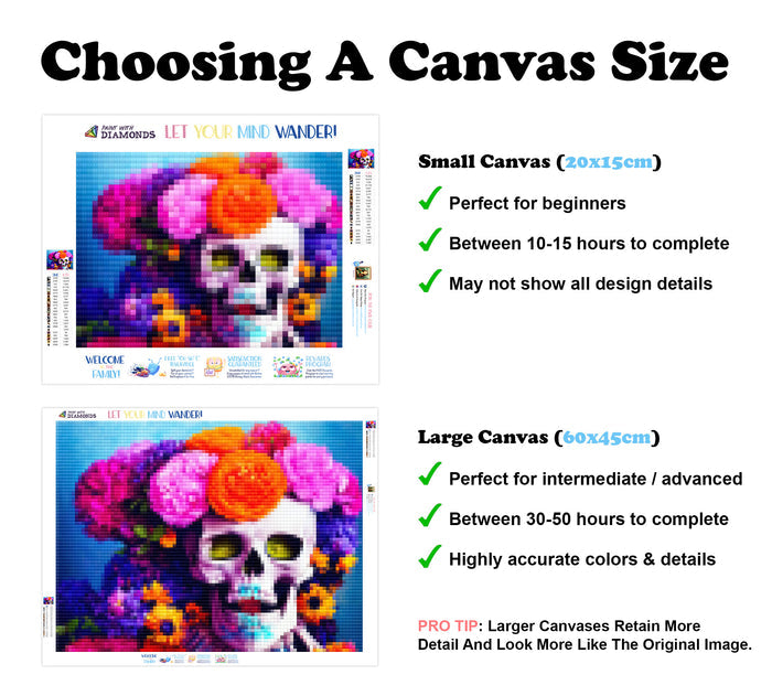 Beautiful Floral Skull