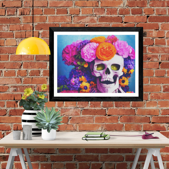 Beautiful Floral Skull