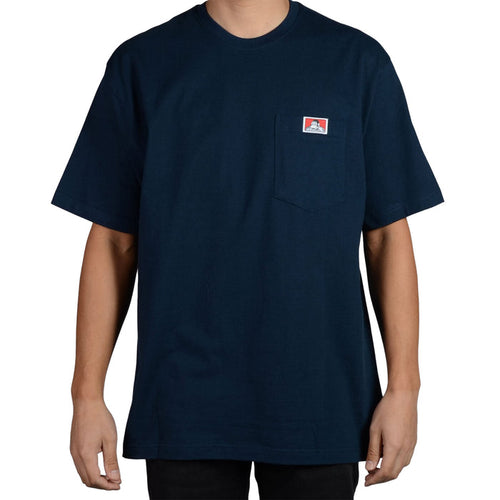 Ben Davis Men's Heavy Duty Short Sleeve Pocket T-Shirt T-Shirts Ben Davis Navy 2XL Reg