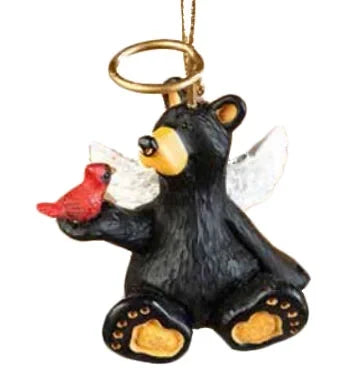 BF Angel Sitting Bear Ornament