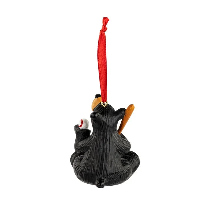 BF Baseball Bear Ornament