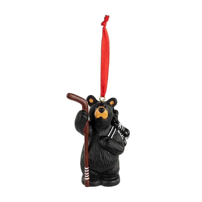 BF Hockey Bear Ornament