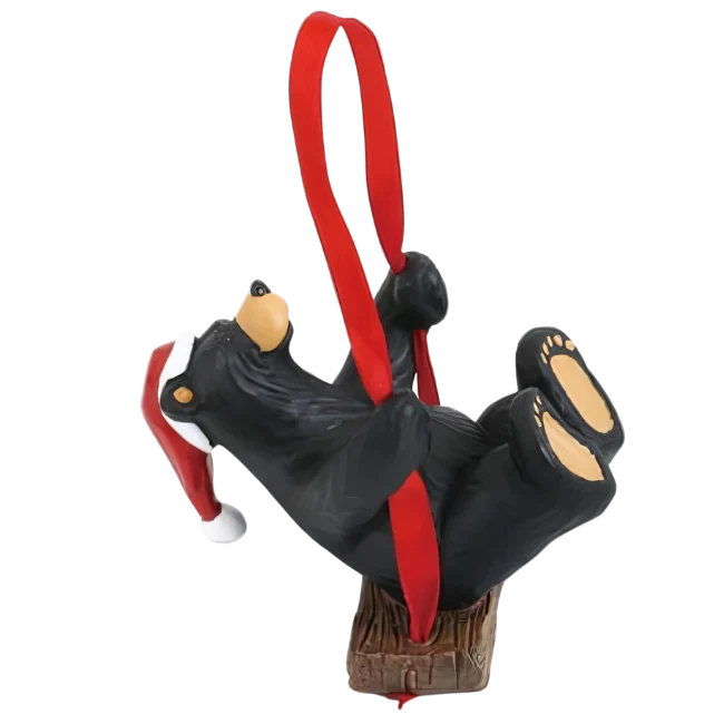 BF Santa Bear Swinging Ornament