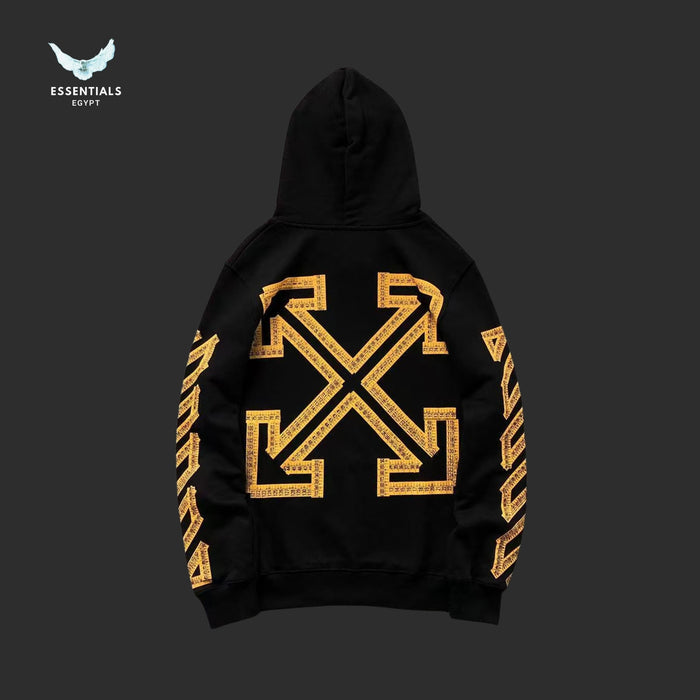 OFF - WHITE TAPE ARROW SKATE HOODIE - ESSENTIALS EGYPT