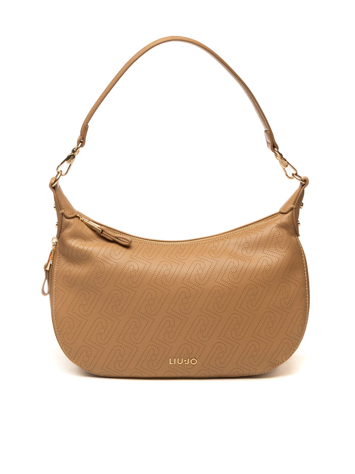 LIU JO borsa a spalla kaliska marrone AA6133ES026 KALISKA-00070