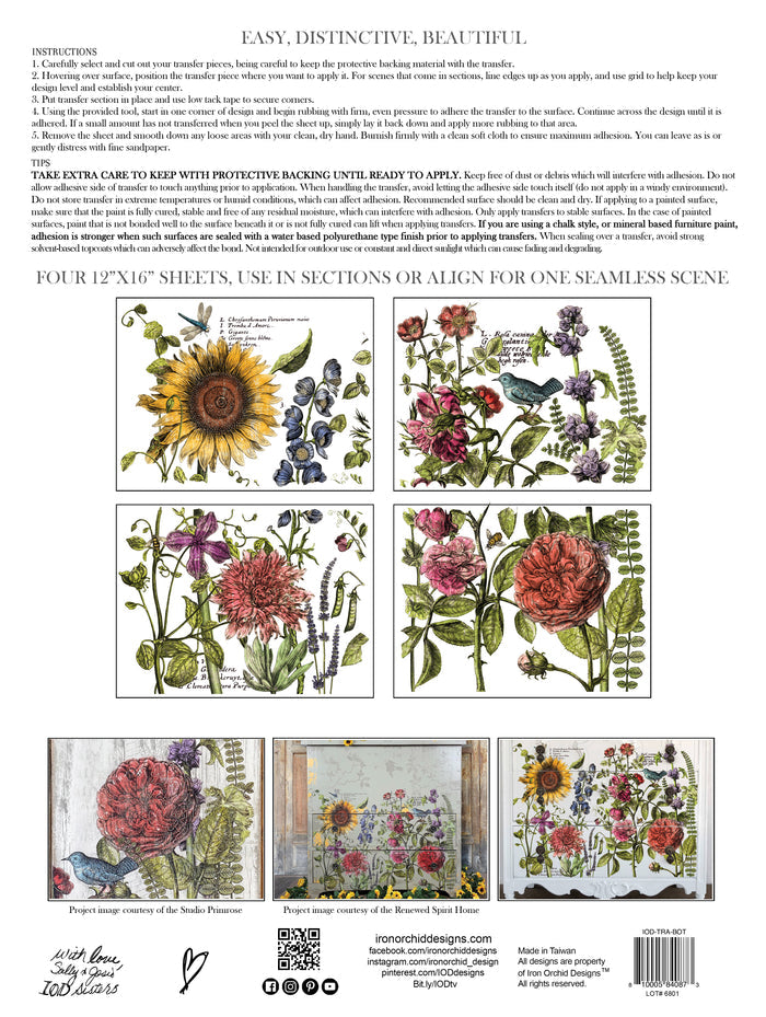 Botanists Journal IOD Transfer 12×16