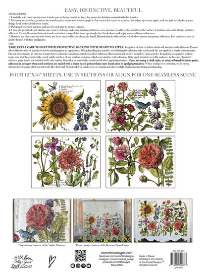 Botanists Journal IOD Transfer 12×16