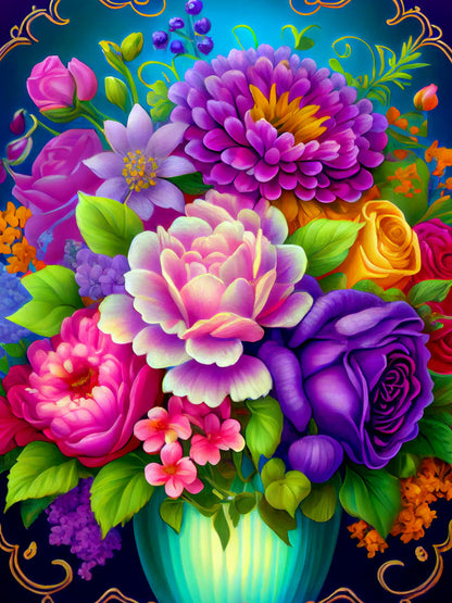 Bouquet Of Bright Flowers