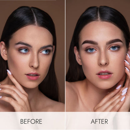 Bronsun Lash & Brow Home Trial Kit - Black - Before & After - My Lash Store