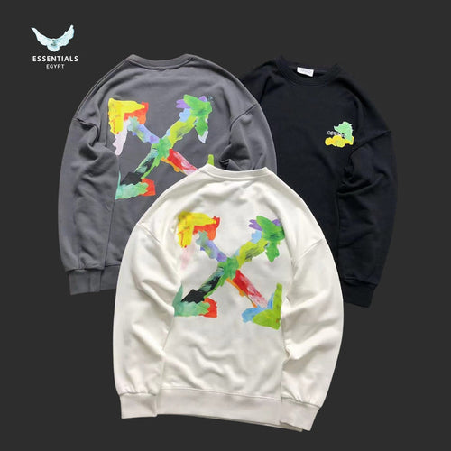 Off-White Brush Arrow Crewneck Sweatshirt