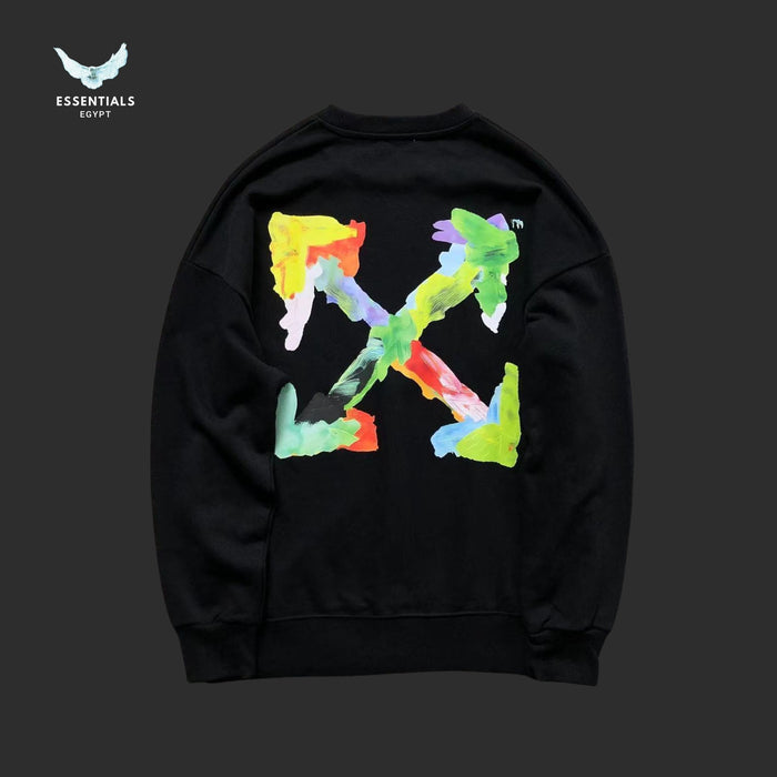 Off-White Brush Arrow Crewneck Sweatshirt