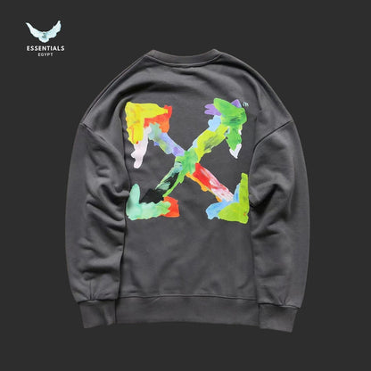 Off-White Brush Arrow Crewneck Sweatshirt