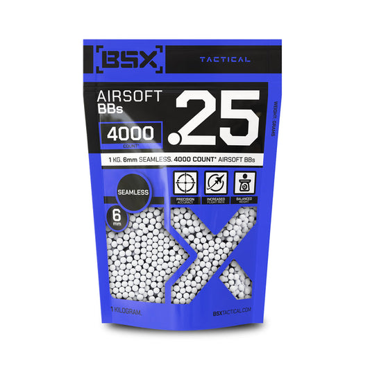BSX BBs 0.25g - 4,000ct - White
