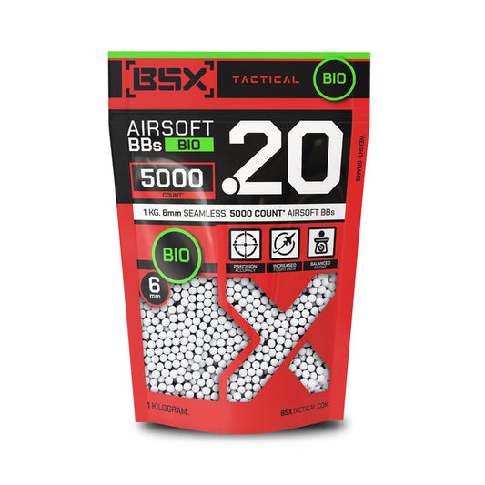 BSX BBs Bio 0.20g - 5,000ct - White