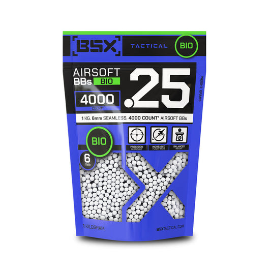 BSX BBs Bio 0.25g - 4,000ct - White
