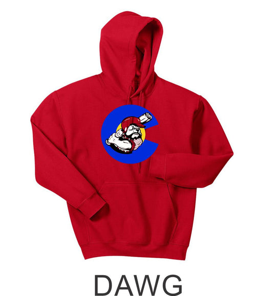 Bulldawgs Hooded Sweatshirt- 4 Designs- Matte and Glitter