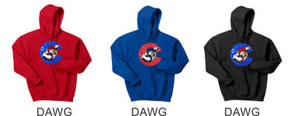 Bulldawgs Hooded Sweatshirt- 4 Designs- Matte and Glitter