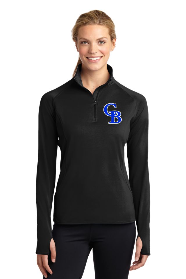 Bulldawgs Ladies Sports Wik 1/4 Zip Pullover