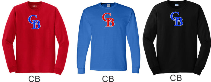 Bulldawgs Long Sleeve Basic Tee- 4 designs- Matte or Glitter
