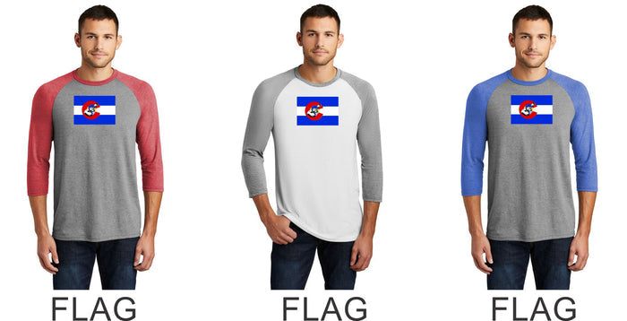 Bulldawgs Unisex Raglan- 4 designs- Matte or Glitter